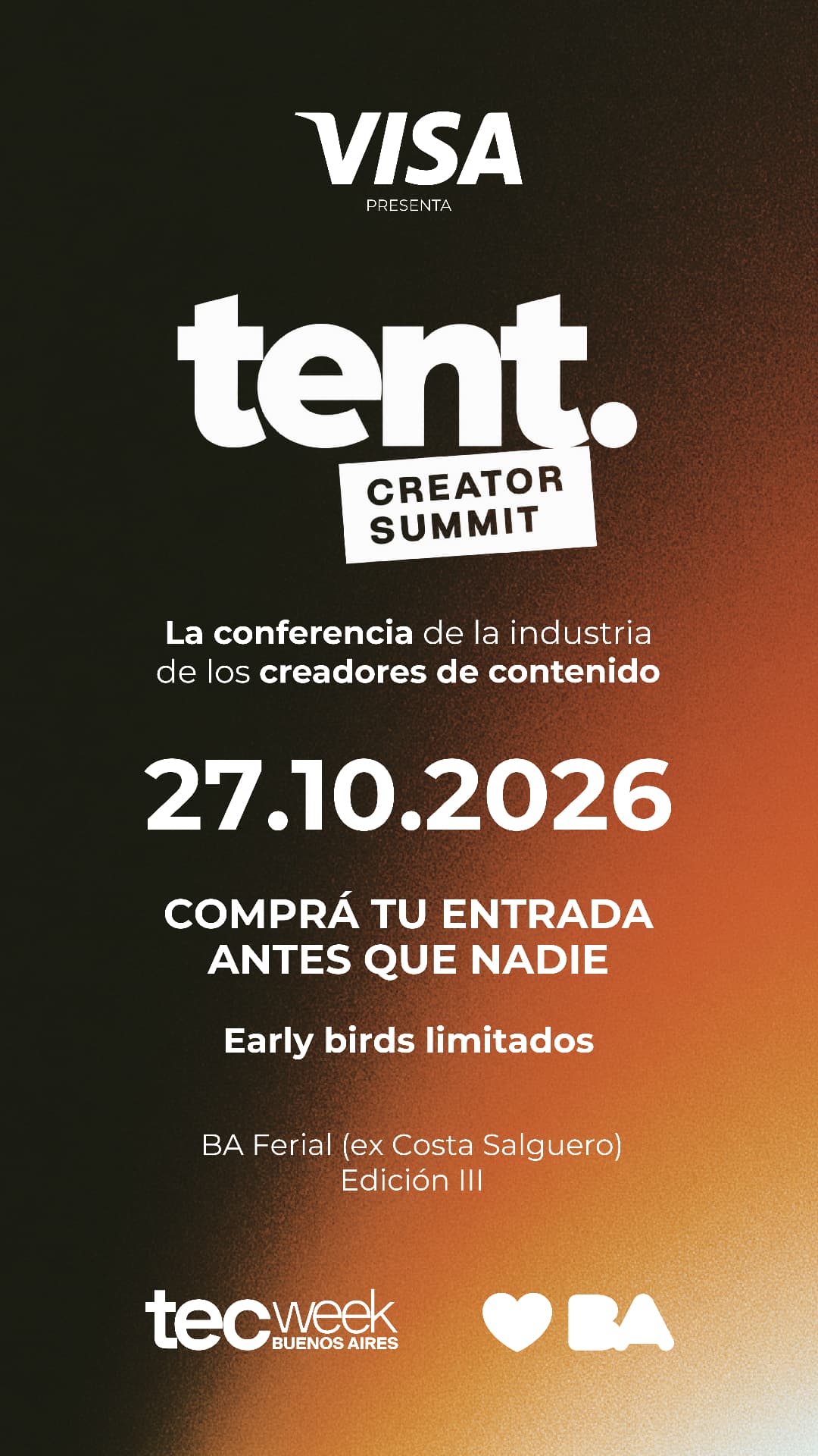 Tent Creator Summit 2026