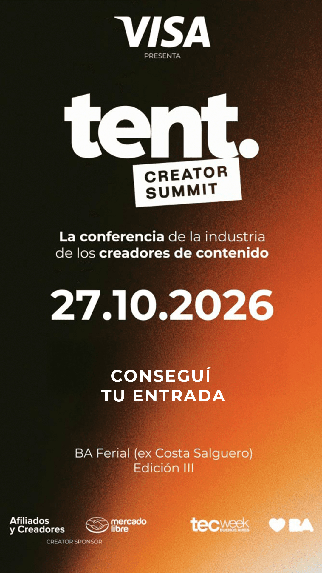 Tent Creator Summit 2026